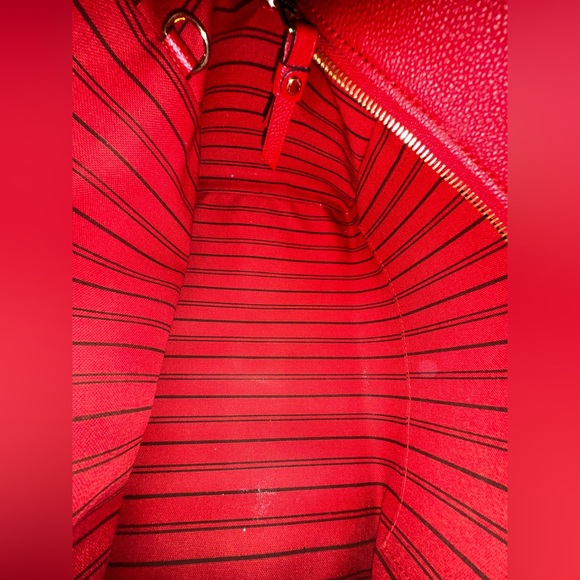 Louis Vuitton Empriente Marais MM Monogram Red Cerise Handbag Satchel Poignant - Picture 11 of 16